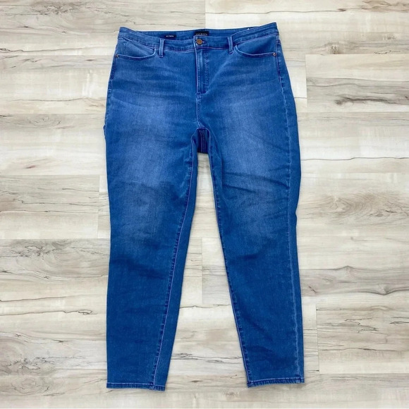 Talbots denim stretch skinny jeggings Sz 16 very comfortable jeans - Picture 2 of 8